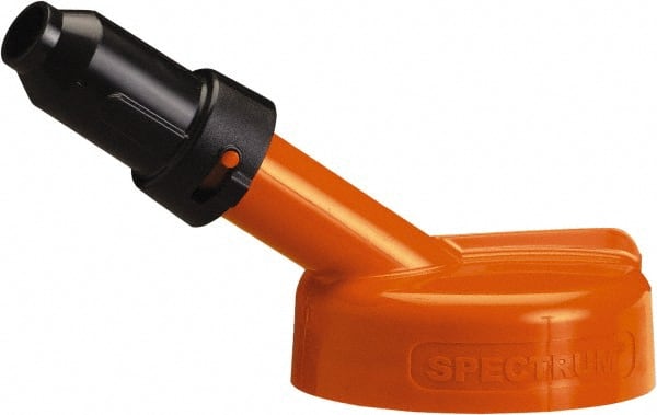 Trico - 4 Gal Capacity Polyethylene Oil Storage System - 1" Tip OD, 7" Straight Spout, Orange - Exact Tooling