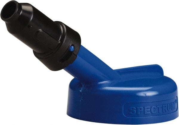 Trico - 4 Gal Capacity Polyethylene Oil Storage System - 1" Tip OD, 7" Straight Spout, Blue - Exact Tooling