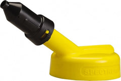 Trico - 4 Gal Capacity Polyethylene Oil Storage System - 1/2" Tip OD, 7" Straight Spout, Yellow - Exact Tooling