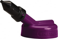 Trico - 4 Gal Capacity Polyethylene Oil Storage System - 1/4" Tip OD, 7" Straight Spout, Purple - Exact Tooling