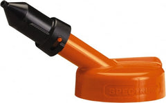 Trico - 4 Gal Capacity Polyethylene Oil Storage System - 1/4" Tip OD, 7" Straight Spout, Orange - Exact Tooling