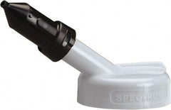 Trico - 4 Gal Capacity Polyethylene Oil Storage System - 1/4" Tip OD, 7" Straight Spout, Gray - Exact Tooling