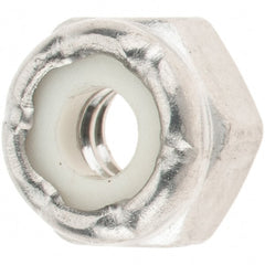 Value Collection - #10-24 UNC 316 Hex Lock Nut with Nylon Insert - 1/4" High - Exact Tooling