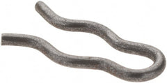 Value Collection - 7/64" Groove, 5/8" Long, Plain Spring Steel Hair Pin Clip - 3/16" Clip Diam, 0.047" Shaft Diam, Grade 2 - Exact Tooling