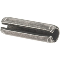 Value Collection - 7/32" Diam x 3/4" Long Slotted Spring Pin - Grade 1070-1090 Alloy Steel, Uncoated - Exact Tooling