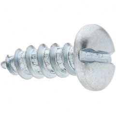 Value Collection - #14 Pan Head Slotted Sheet Metal Screw - Steel, 3/4" Length Under Head, Grade 2 - Exact Tooling