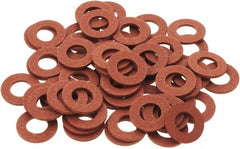 Value Collection - Vulcanized Fibre Standard Flat Washer - 0.187" ID x 3/8" OD, 0.031" Thick, Plain Finish - Exact Tooling