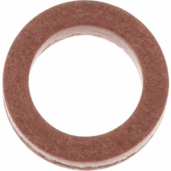 Value Collection - Vulcanized Fibre Standard Flat Washer - 0.187" ID x 0.281" OD, 0.062" Thick, Plain Finish - Exact Tooling