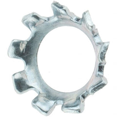 Value Collection - #10 Screw, Steel Countersunk External Tooth Lock Washer - Zinc-Plated, Grade 2 - Exact Tooling