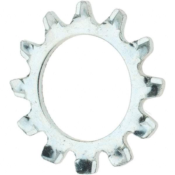 Value Collection - 5/8" Screw, Steel External Tooth Lock Washer - Zinc-Plated, Grade 2 - Exact Tooling