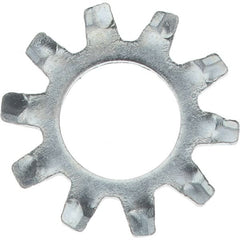 Value Collection - #10 Screw, Steel External Tooth Lock Washer - Zinc-Plated, Grade 2 - Exact Tooling