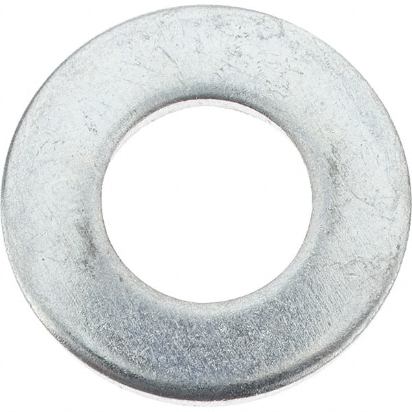 Value Collection - 5/16" Screw, Steel SAE Flat Washer - 11/32" ID x 11/16" OD, 1/16" Thick, Zinc-Plated Finish - Exact Tooling
