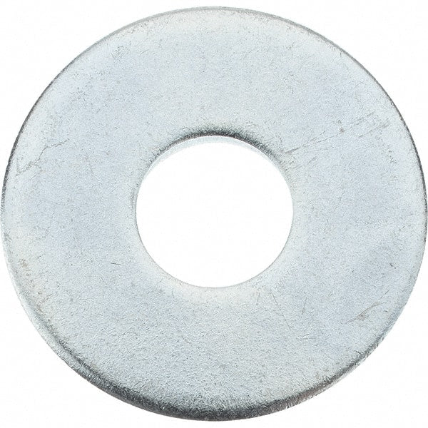 Value Collection - M12 Screw, Steel Fender Flat Washer - 13mm ID x 37mm OD, 3mm Thick, Zinc-Plated Finish - Exact Tooling