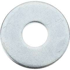 Value Collection - M12 Screw, Steel Fender Flat Washer - 13mm ID x 37mm OD, 3mm Thick, Zinc-Plated Finish - Exact Tooling
