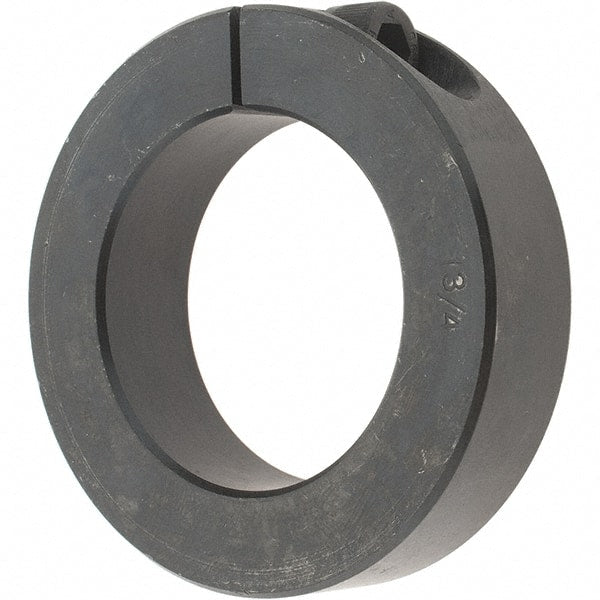 Value Collection - 1-3/4" Bore, Steel, One Piece Clamp Collar - 2-3/4" Outside Diam, 11/16" Wide - Exact Tooling