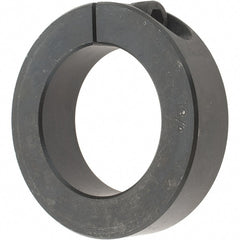 Value Collection - 1-3/4" Bore, Steel, One Piece Clamp Collar - 2-3/4" Outside Diam, 11/16" Wide - Exact Tooling