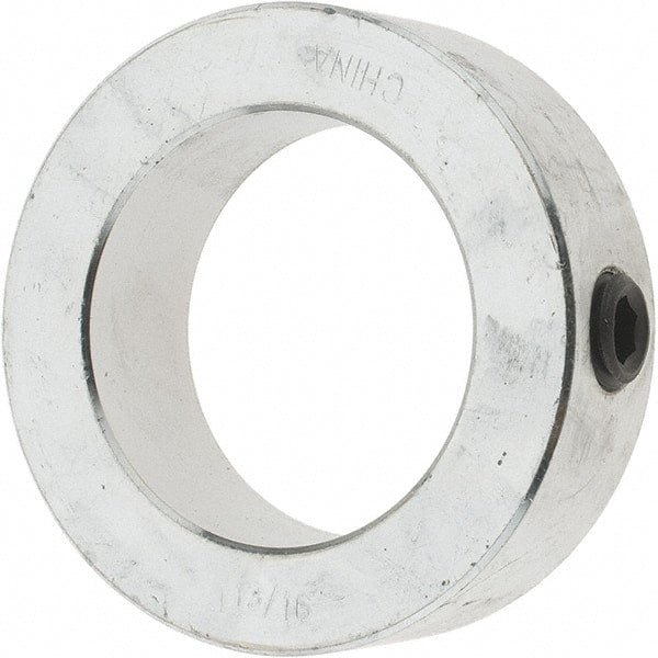 Value Collection - 1-13/16" Bore, Steel, Set Screw Shaft Collar - 2-3/4" Outside Diam, 7/8" Wide - Exact Tooling
