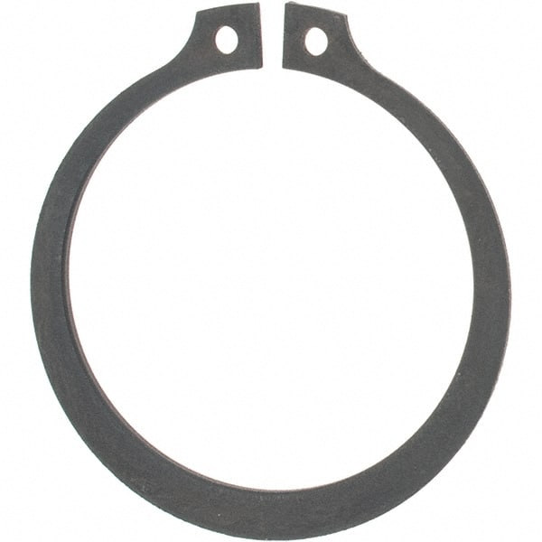 Rotor Clip - 42.5mm Groove Diam, 45mm Shaft Diam, Phosphate Spring Steel, Snap External Retaining Rings - 1.85mm Groove Width, 1.25mm Groove Depth, 1.75mm Ring Thickness, Grade DIN I7221 _ I7223 - Exact Tooling