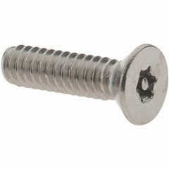 Value Collection - #10-24 UNC Pin In Torx Drive, Flat Screw - Grade 18-8 Stainless Steel, Uncoated, 3/4" OAL - Exact Tooling