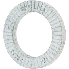 Value Collection - 0.7677" OD, Zinc Flake, Wedge Lock Washer - Grade 2, 0.5039 to 0.5197" ID - Exact Tooling