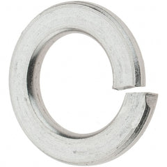 Value Collection - M10, 10.2mm ID, 18.1mm OD, 2.2mm Thick Split Lock Washer - 316 Austenitic Grade A4 Stainless Steel, Uncoated, 10.2mm Min ID, 10.7mm Max ID, 18.1mm Max OD - Exact Tooling