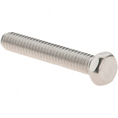 Value Collection - #8-32 UNC, 1" Length Under Head Hex Drive Machine Screw - Hex Head, Grade 18-8 Stainless Steel, Uncoated, Without Washer - Exact Tooling