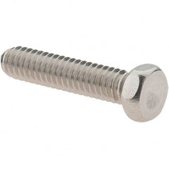 Value Collection - #8-32 UNC, 3/4" Length Under Head Hex Drive Machine Screw - Hex Head, Grade 18-8 Stainless Steel, Uncoated, Without Washer - Exact Tooling