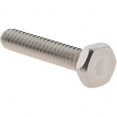 Value Collection - #6-32 UNC, 3/4" Length Under Head Hex Drive Machine Screw - Hex Head, Grade 18-8 Stainless Steel, Uncoated, Without Washer - Exact Tooling