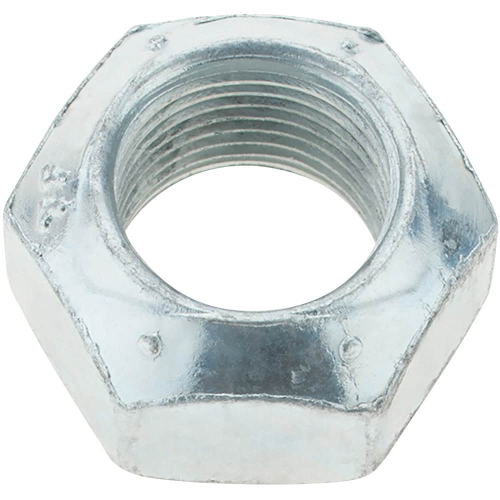 Value Collection - 3/4-16 UNF Grade C Hex Lock Nut with Distorted Thread - Zinc-Plated with Wax Finish - Exact Tooling