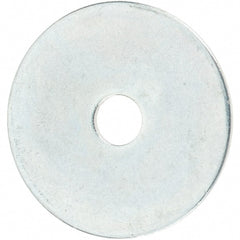 Value Collection - Steel Fender Flat Washer - 5/32" ID x 3/4" OD, 0.0312" Thick, Zinc-Plated Finish - Exact Tooling