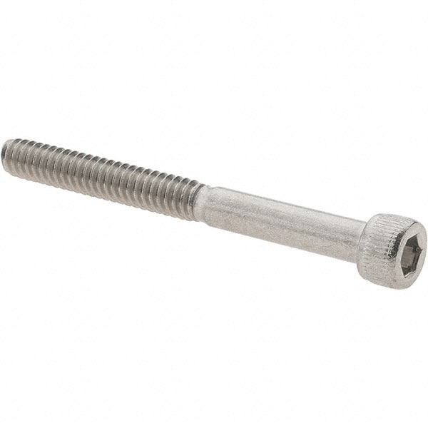 Value Collection - #10-24 UNC Hex Socket Drive, Socket Cap Screw - Grade 18-8 Stainless Steel, 2" Length Under Head - Exact Tooling