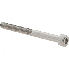 Value Collection - #10-24 UNC Hex Socket Drive, Socket Cap Screw - Grade 18-8 Stainless Steel, 2" Length Under Head - Exact Tooling