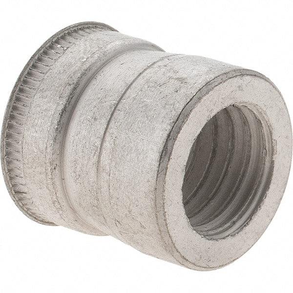 Value Collection - M10x1.50 Metric Coarse Stainless Steel Flush Press Fit Threaded Insert - 18.92" OAL, 14.26" Insert Diam, 14.94" Hole Diam, 9/16" Drill - Exact Tooling