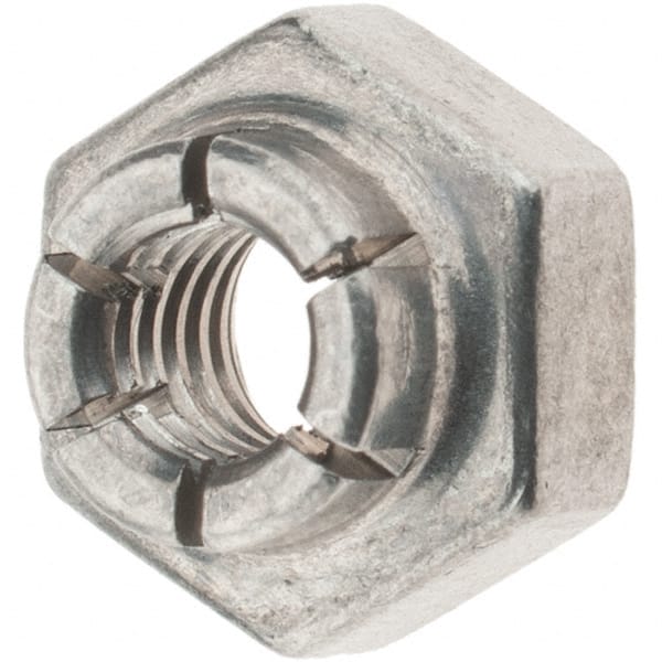 Value Collection - #8-32 UNJC 18-8 Hex Lock Nut with Expanding Flex Top - Exact Tooling