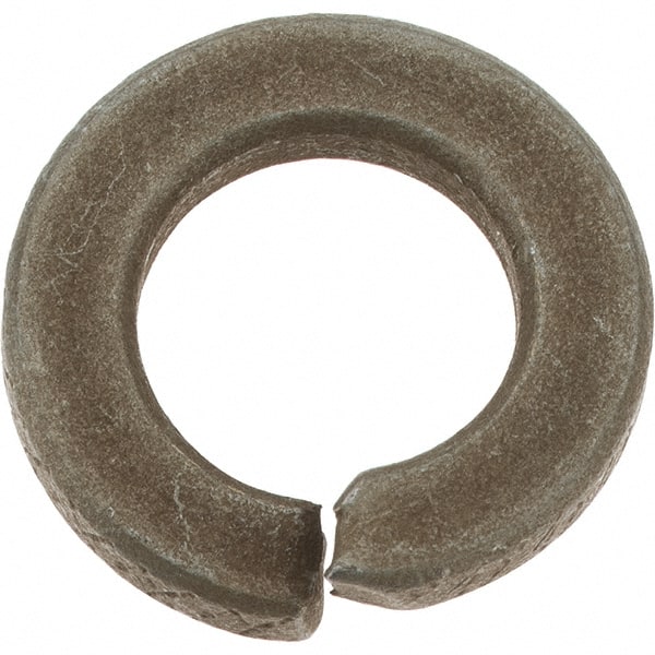 Value Collection - 7/16", 0.109" Thick Split Lock Washer - AISI 4037 Alloy Steel, Zinc Yellow Dichromate Finish, 0.44" Min ID, 0.45" Max ID, 0.776" Max OD - Exact Tooling