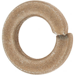 Value Collection - 3/8", 0.094" Thick Split Lock Washer - AISI 4037 Alloy Steel, Zinc Yellow Dichromate Finish, 0.377" Min ID, 0.385" Max ID, 0.68" Max OD - Exact Tooling