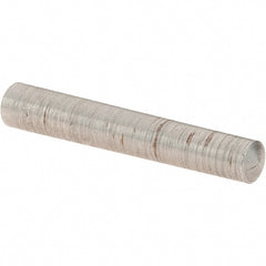 Value Collection - Size 4, 0.2188" Small End Diam, 0.25" Large End Diam, Uncoated Steel Taper Pin - Grade C-12L14, 1-1/2" OAL, 1-1/2 Pin Length - Exact Tooling