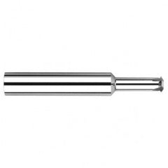 0.0800″ Cutter Diameter × 0.1250″ (1/8″) Reach Carbide Single Form #4 Thread Milling Cutter, 2 Flutes - Exact Tooling