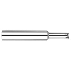 0.0440″ Cutter Diameter × 0.0930″ (3/32″) Reach Carbide Single Form #0 Thread Milling Cutter, 2 Flutes - Exact Tooling