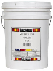LubriMatic - 35 Lb Drum Lithium General Purpose Grease - Black, 350°F Max Temp, NLGIG 1-1/2, - Exact Tooling