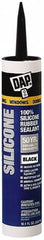 DAP - 10.1 oz Tube Black RTV Silicone Joint Sealant - -40 to 400°F Operating Temp, 10 to 20 min Tack Free Dry Time, 24 hr Full Cure Time - Exact Tooling