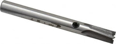Made in USA - 1/4" Diam, 1/4" Shank, Diam, 4 Flutes, Straight Shank, Interchangeable Pilot Counterbore - Exact Tooling