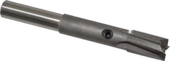 Made in USA - 5/16" Diam, 1/4" Shank, Diam, 4 Flutes, Straight Shank, Interchangeable Pilot Counterbore - Exact Tooling