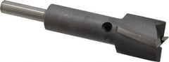 Made in USA - 3/4" Diam, 1/4" Shank, Diam, 4 Flutes, Straight Shank, Interchangeable Pilot Counterbore - Exact Tooling