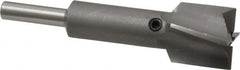 Made in USA - 13/16" Diam, 1/4" Shank, Diam, 4 Flutes, Straight Shank, Interchangeable Pilot Counterbore - Exact Tooling