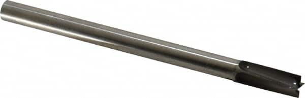 Made in USA - 9/32" Diam, 17/64" Shank, Diam, 4 Flutes, Straight Shank, Interchangeable Pilot Counterbore - Exact Tooling