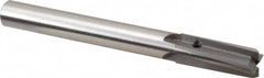 Made in USA - 15/32" Diam, 7/16" Shank, Diam, 4 Flutes, Straight Shank, Interchangeable Pilot Counterbore - Exact Tooling