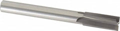 Made in USA - 1/2" Diam, 7/16" Shank, Diam, 4 Flutes, Straight Shank, Interchangeable Pilot Counterbore - Exact Tooling