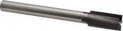 Made in USA - 11/16" Diam, 1/2" Shank, Diam, 4 Flutes, Straight Shank, Interchangeable Pilot Counterbore - Exact Tooling