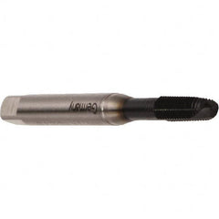 Emuge - M5x0.80 Metric Coarse, 2 Flutes, Modified Bottoming Chamfer, GLT-8 Finish, Cobalt Spiral Point STI Tap - 0.2362" Shank Diam, 0.1929" Square Size, 6H (mod) Class of Fit, Series Rekord B-AL - Exact Tooling